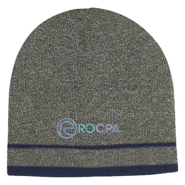 Knit Beanie With Double Stripe - Knit Beanie With Double Stripe - Image 3 of 10