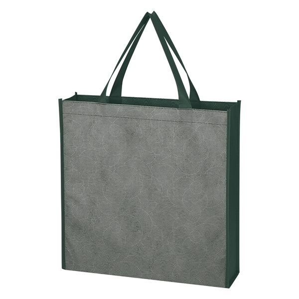 Silver Swirls Non-Woven Tote Bag - Silver Swirls Non-Woven Tote Bag - Image 11 of 13