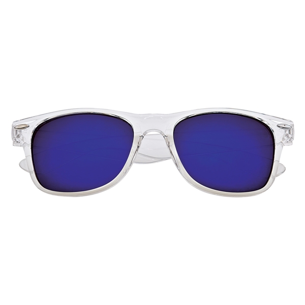 Crystalline Mirrored Malibu Sunglasses - Crystalline Mirrored Malibu Sunglasses - Image 1 of 21