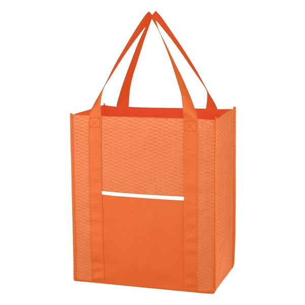 Non-Woven Wave Shopper Tote Bag - Non-Woven Wave Shopper Tote Bag - Image 10 of 21