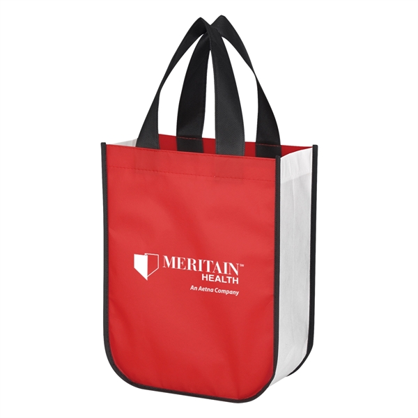 Shiny Non-Woven Shopper Tote Bag - Shiny Non-Woven Shopper Tote Bag - Image 6 of 23