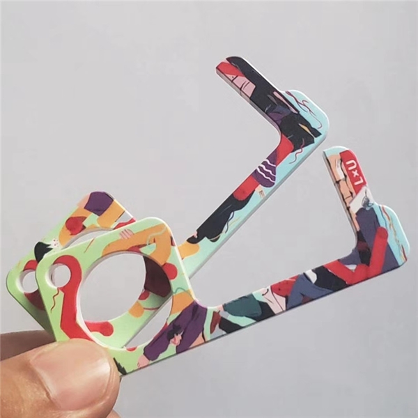 Full Color PPE No Touch Hygiene Door Opener Tool - Acrylic - Full Color PPE No Touch Hygiene Door Opener Tool - Acrylic - Image 1 of 9