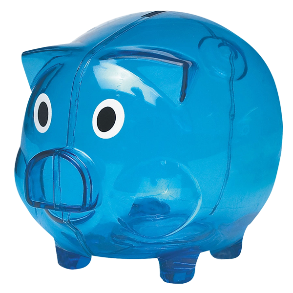 Plastic Piggy Bank - Plastic Piggy Bank - Image 1 of 6