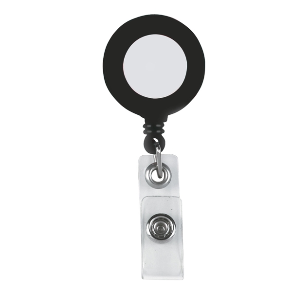 Custom Retractable Badge Holder With Laminated Label