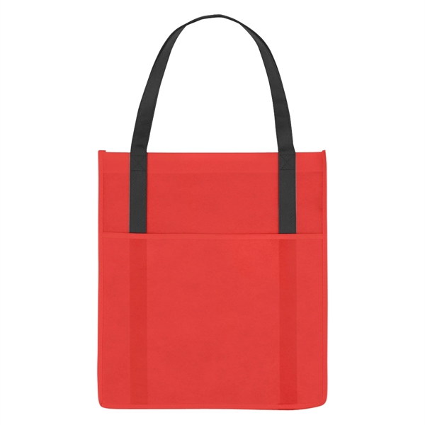 Non-Woven Shopper's Pocket Tote Bag - Non-Woven Shopper's Pocket Tote Bag - Image 15 of 19