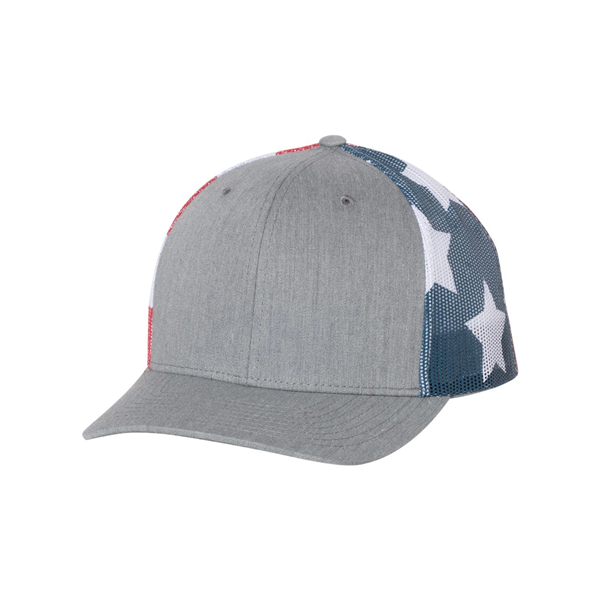 Richardson Printed Mesh Trucker Cap - Richardson Printed Mesh Trucker Cap - Image 27 of 33