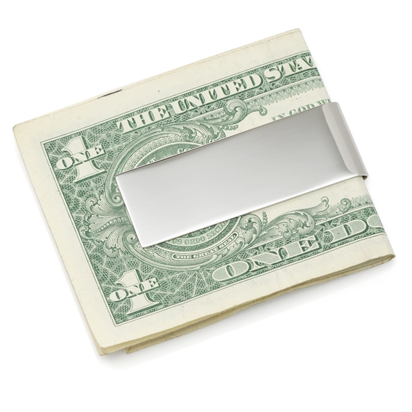 Stainless steel engravable money clip all copy products inc all