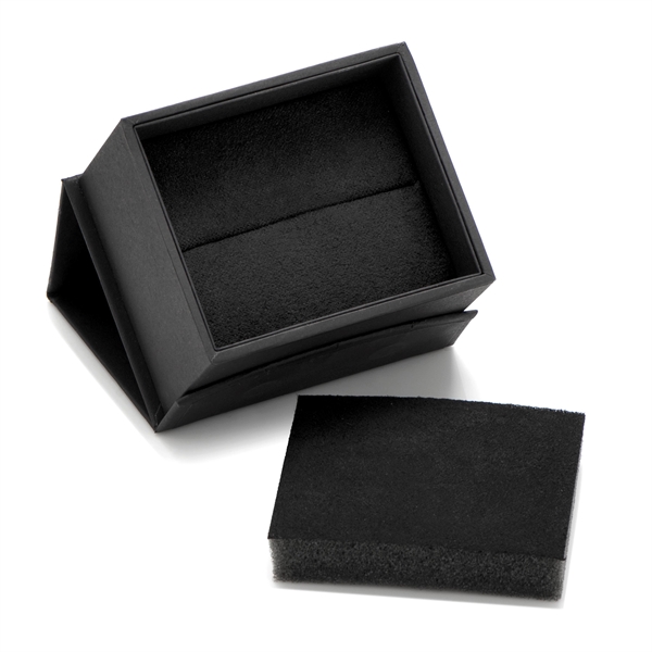 Sterling Silver Infinity Edge Square Engravable Cufflinks - Sterling Silver Infinity Edge Square Engravable Cufflinks - Image 6 of 6