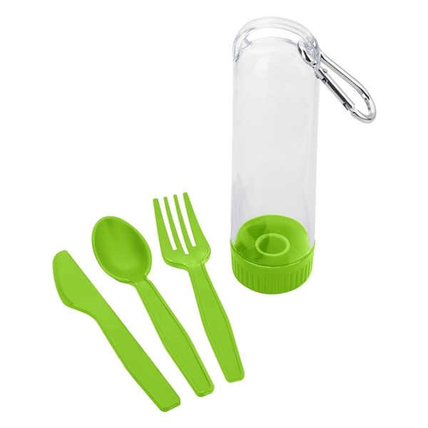 Utensil Kit With Carabiner - Utensil Kit With Carabiner - Image 5 of 9