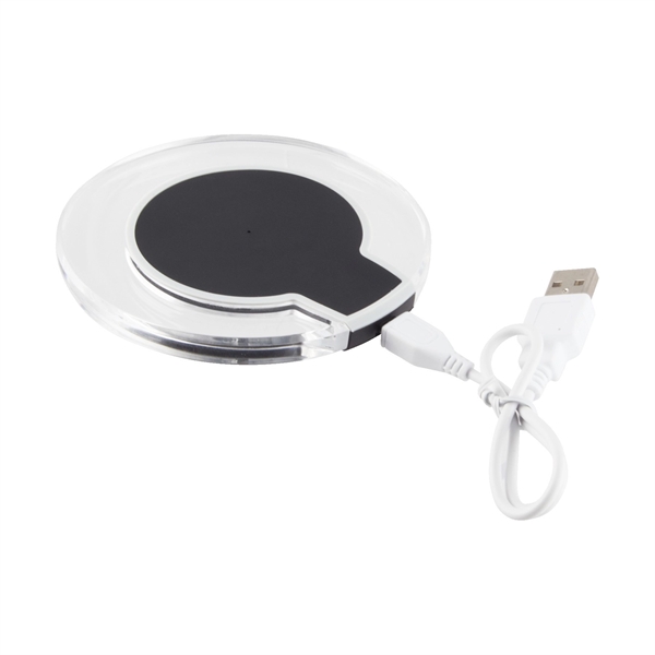 Wireless Charging Pad Crystal Compatible For All Mobiles - Wireless Charging Pad Crystal Compatible For All Mobiles - Image 1 of 5