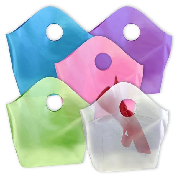 19" x 18" + 9.5" - Super Wave Top Handle Plastic Bags - 19" x 18" + 9.5" - Super Wave Top Handle Plastic Bags - Image 1 of 4