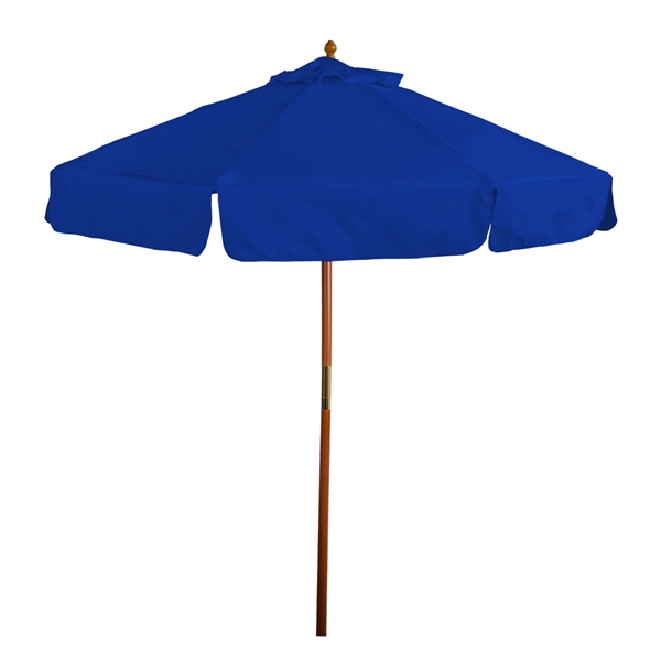 7' Market Umbrella with Valances - 7' Market Umbrella with Valances - Image 2 of 7
