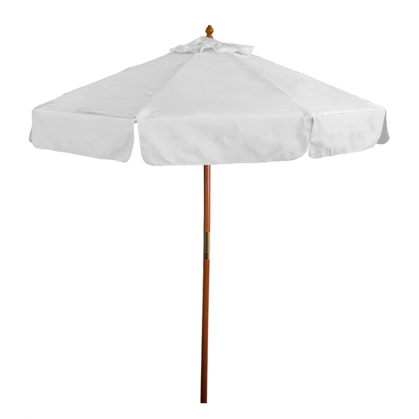 7' Market Umbrella with Valances - 7' Market Umbrella with Valances - Image 3 of 7