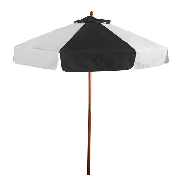 7' Market Umbrella with Valances - 7' Market Umbrella with Valances - Image 4 of 7