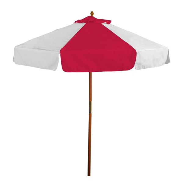 7' Market Umbrella with Valances - 7' Market Umbrella with Valances - Image 5 of 7