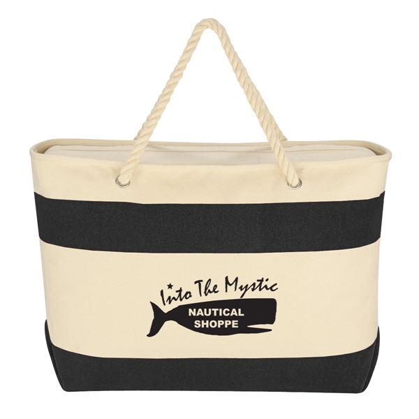 Large Cruising Tote Bag With Rope Handles - Large Cruising Tote Bag With Rope Handles - Image 1 of 16