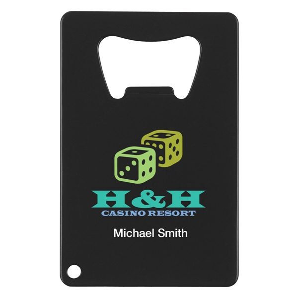 Credit Card Shaped Bottle Opener - Credit Card Shaped Bottle Opener - Image 6 of 25