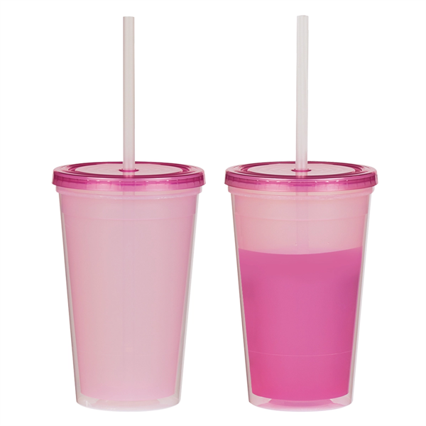 16 Oz. Econo Color Changing Tumbler - 16 Oz. Econo Color Changing Tumbler - Image 4 of 6