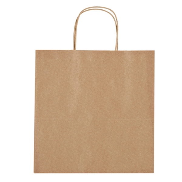 Kraft Paper Brown Wine Bag - 13" x 13" - Kraft Paper Brown Wine Bag - 13" x 13" - Image 2 of 3