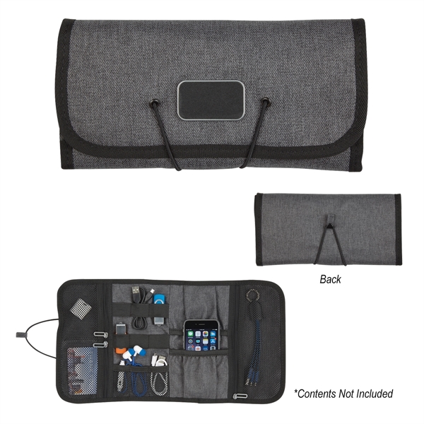 Custom BrandCharger® Phantom Travel & Tech Organizer