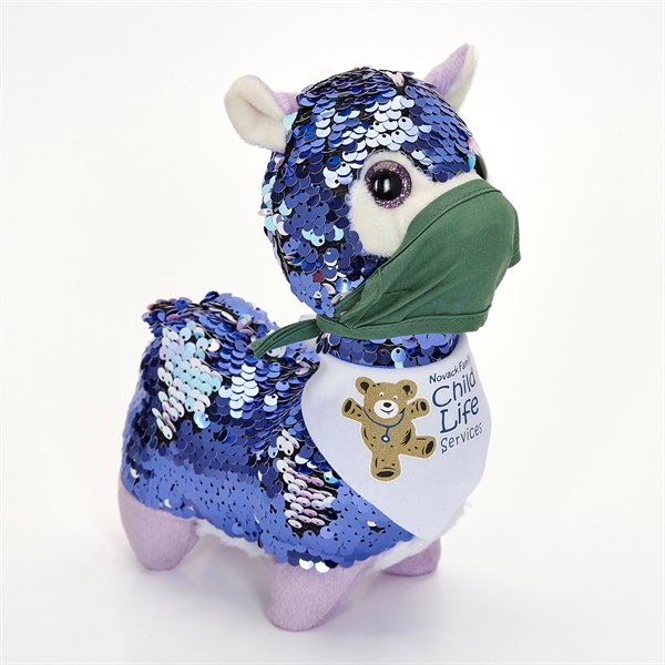 Bling Llama with Mask and Bandana