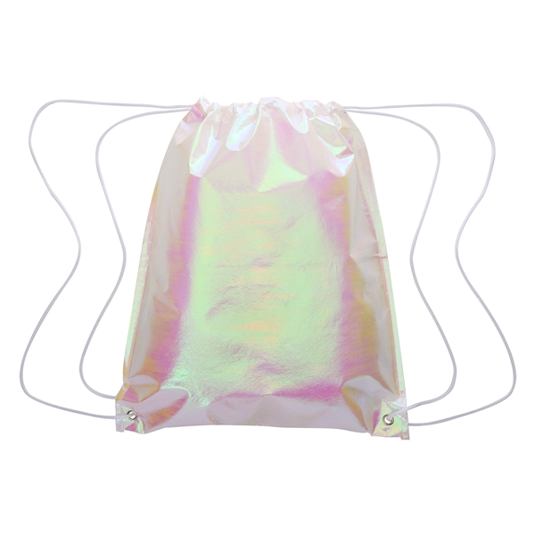 Iridescent Pearl Drawstring Bag - Iridescent Pearl Drawstring Bag - Image 2 of 2