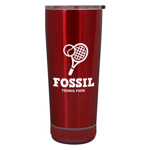 18 OZ. STAINLESS STEEL TUMBLER WITH SPEAKER - 18 OZ. STAINLESS STEEL TUMBLER WITH SPEAKER - Image 16 of 32