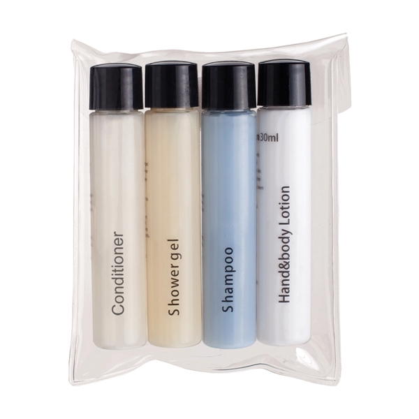 Custom 4-Piece Travel Amenities Kit