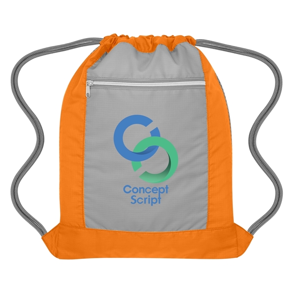 Flip Side Drawstring Sports Bag - Flip Side Drawstring Sports Bag - Image 7 of 16