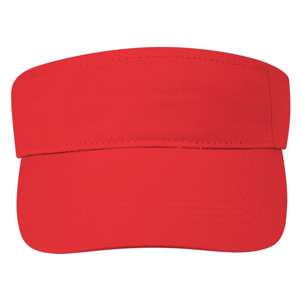 Cotton Twill Visor - Cotton Twill Visor - Image 18 of 31