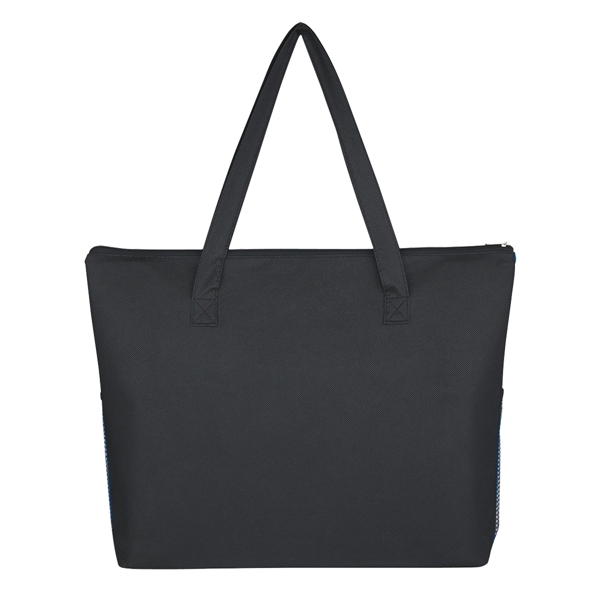 Non-Woven Voyager Zippered Tote Bag - Non-Woven Voyager Zippered Tote Bag - Image 10 of 10