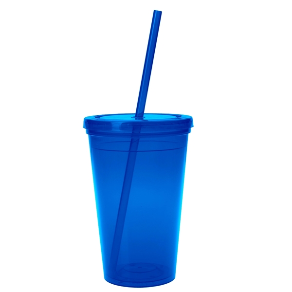 16 Oz. Sunsplash Double Wall Tumbler - 16 Oz. Sunsplash Double Wall Tumbler - Image 1 of 22