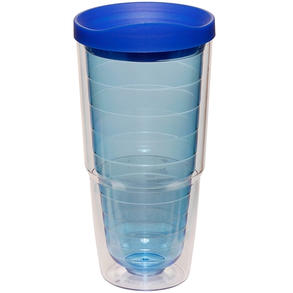 24 oz Double Wall Acrylic Tumbler w/ Custom Logo Spill Proof