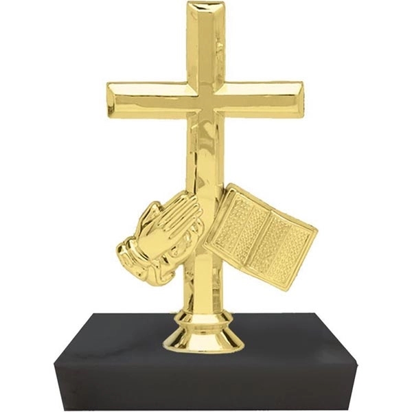 6 Inch Religious Cross Bible Praying Hand Trophy - 6 Inch Religious Cross Bible Praying Hand Trophy - Image 0 of 0