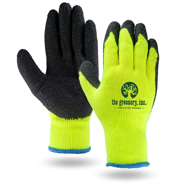 Hi-Viz Palm Dipped Gloves - Hi-Viz Palm Dipped Gloves - Image 0 of 2