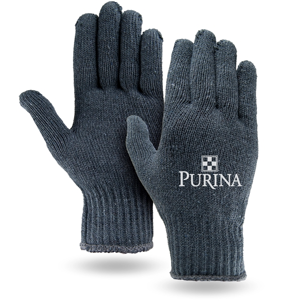 Gray Knit Gloves- Import Program - Gray Knit Gloves- Import Program - Image 0 of 1