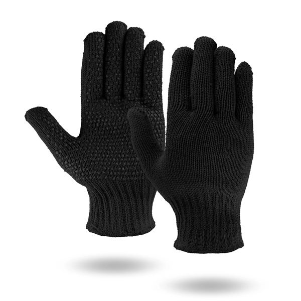 Black Knit Freezer Gloves - Black Knit Freezer Gloves - Image 1 of 1