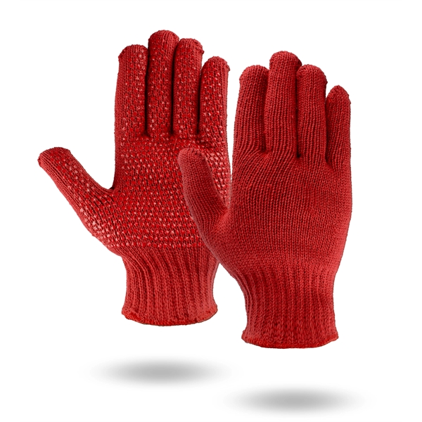 Red Knit Freezer Gloves - Red Knit Freezer Gloves - Image 1 of 1