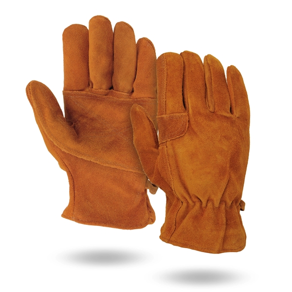 Heavy Duty Water Repellent Suede Leather Gloves - Heavy Duty Water Repellent Suede Leather Gloves - Image 4 of 7