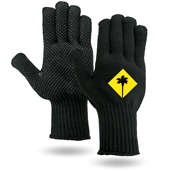 Extra Warm Black Knit Freezer Gloves - Extra Warm Black Knit Freezer Gloves - Image 0 of 1