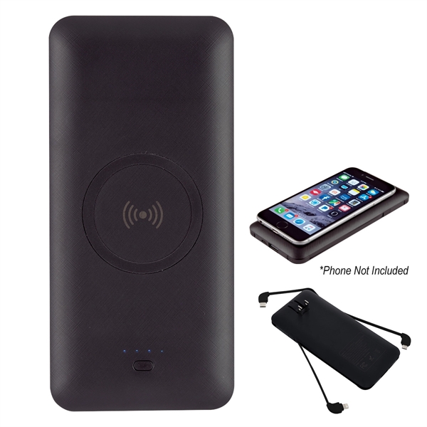 5-In-1 Wireless Charging Power Bank - 5-In-1 Wireless Charging Power Bank - Image 1 of 11