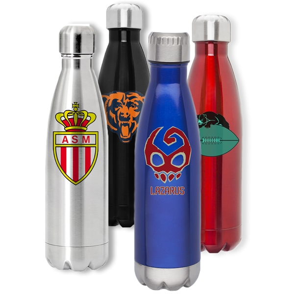 17 oz. Stainless Steel Water Bottle with Custom Imprint