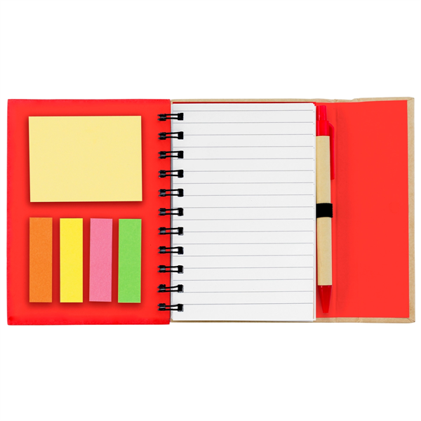 Small Spiral Notebook With Sticky Notes And Flags - Small Spiral Notebook With Sticky Notes And Flags - Image 9 of 9