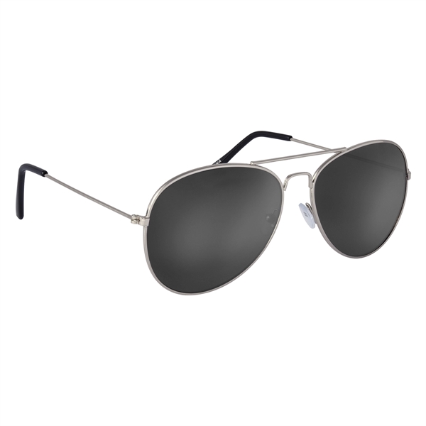 Color Mirrored Aviator Sunglasses - Color Mirrored Aviator Sunglasses - Image 22 of 28