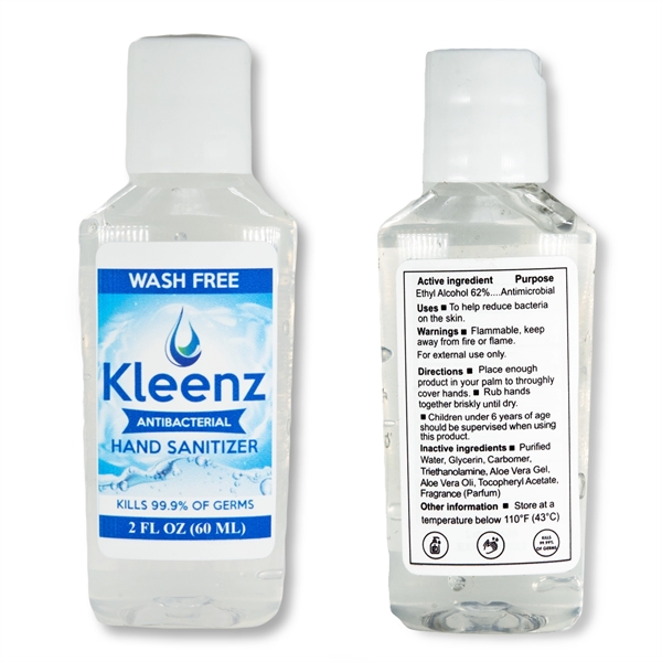 2 oz USA Stock Hand Sanitizer w/ Flip Cap - 2 oz USA Stock Hand Sanitizer w/ Flip Cap - Image 0 of 2