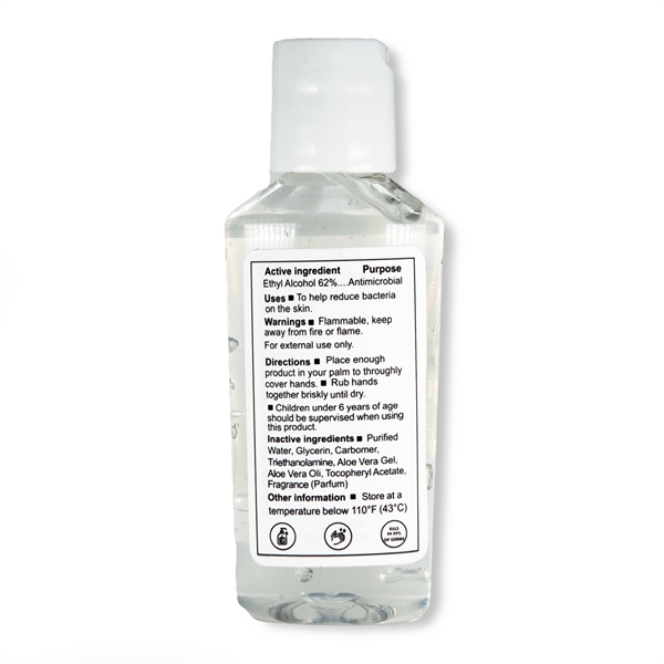 2 oz USA Stock Hand Sanitizer w/ Flip Cap - 2 oz USA Stock Hand Sanitizer w/ Flip Cap - Image 1 of 2