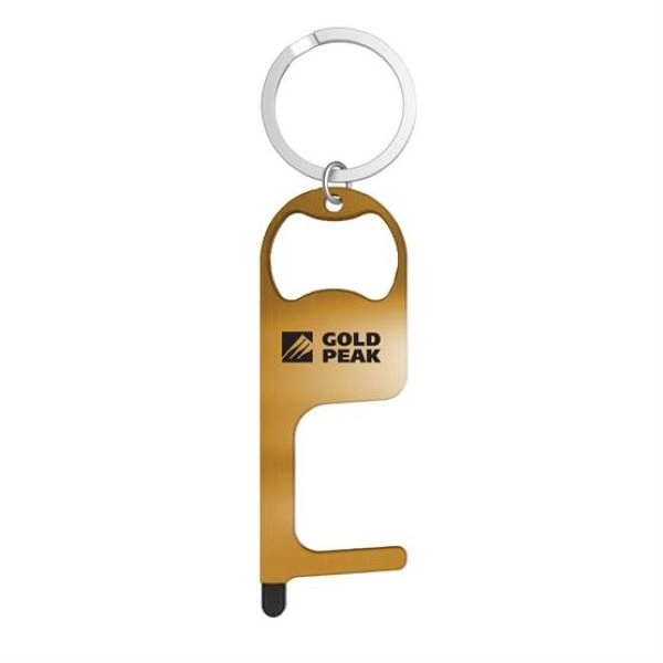 Stainless Steel No Touch Tool With Stylus And Bottle Opener - Stainless Steel No Touch Tool With Stylus And Bottle Opener - Image 5 of 7