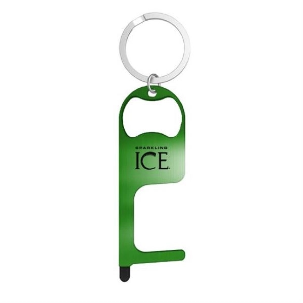 Stainless Steel No Touch Tool With Stylus And Bottle Opener - Stainless Steel No Touch Tool With Stylus And Bottle Opener - Image 6 of 7