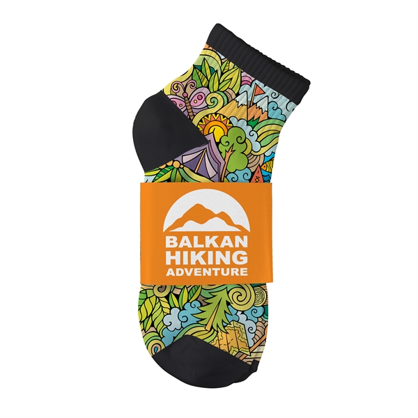 Custom Mid-Rise Sport Style Sock - Digital Sublimation - Custom Mid-Rise Sport Style Sock - Digital Sublimation - Image 2 of 3