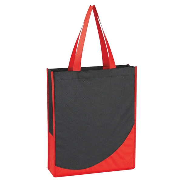 Non-Woven Tote Bag With Accent Trim - Non-Woven Tote Bag With Accent Trim - Image 14 of 16